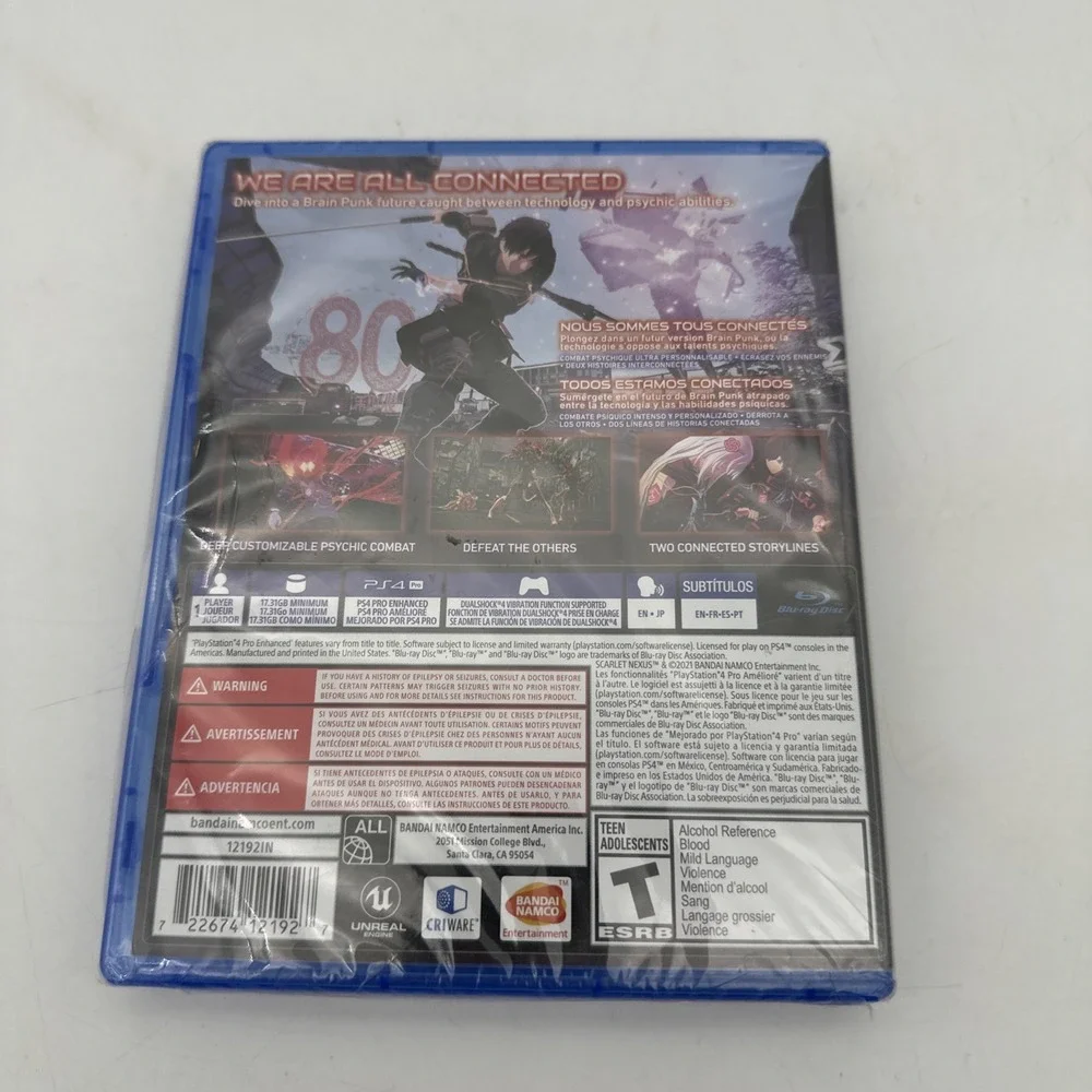 Scarlet Nexus for PlayStation 4 [New Video Game] PS 4 Sealed